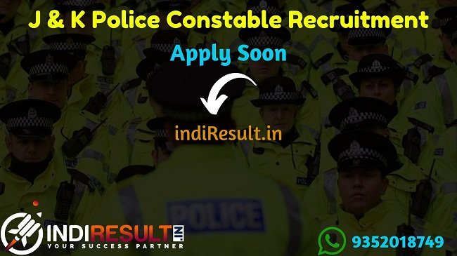 J & K Police Constable Recruitment 2019 - Check Jammu Kashmir Police Constable Notification, Eligibility Criteria, Age Limit, Educational Qualification and Selection process. Police Recruitment Department invites online application to fill J & K 2700 vacancies of Male & Female Constable Posts Posts.