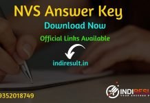 NVS Answer Key 2019 - Navodaya Vidyalaya Samiti releases has released official answer key on official website navodaya.gov.in for the PGT/TGT Teacher exam conducted on 3rd October and 17th September 2019.