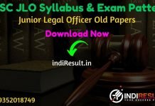 RPSC JLO Syllabus 2021 - Download RPSC Junior Legal Officer Syllabus Pdf in Hindi/English & RPSC JLO Exam Pattern. Download Syllabus of RPSC JLO Exam Pdf.