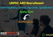 UKPSC ARO Recruitment 2019 – Check UKPSC Assistant Review Officer Eligibility Criteria, Age Limit, Educational Qualification and selection process. Uttrakhand Public Service Commission invites online application to fill ARO, Typist and Other Posts.