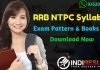 RRB NTPC Syllabus 2021 – Download NTPC Syllabus pdf in Hindi/English & RRB NTPC Exam Pattern. RRB NTPC Exam Syllabus in Hindi Pdf & NTPC Syllabus Books Pdf.