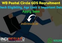WB GDS Recruitment 2019 for 5778 GDS (Gramin Dak Sevak) - Check West Bengal WB GDS Notification, Eligibility Criteria, Age Limit, Educational Qualification and Selection process. West Bengal WB Postal Circle invites online application to fill 5778 vacancy of Gramin Dak Sevak posts. This is a great opportunity for the applicants who are searching for Govt Jobs in West Bengal.