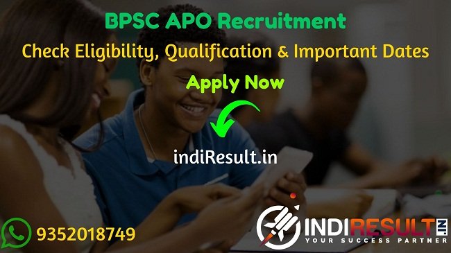 BPSC APO Recruitment 2020 - Check Bihar BPSC Assistant Prosecution Officer Recruitment Notification, Eligibility Criteria, Age Limit, Educational Qualification and selection process. The Bihar Public Service Commission BPSC invites online application to fill 553 vacancy of APO posts. This is a great opportunity for the applicants who are searching for Govt Jobs in Bihar.