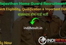 Rajasthan Home Guard Recruitment 2020 - Check Rajasthan 2500 Home Guard Bharti Notification 2020, Eligibility Criteria, Age Limit, Educational Qualification and Rajasthan Home Guard Vacancy 2020 Selection process. Home Guard Department, Rajasthan invites Online application to fill 2500 vacancy of Rajasthan Home Guard Posts. This is a great opportunity for the applicants who are searching for Govt Home Guard Vacancy in Rajasthan.