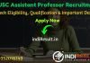 BSUSC Assistant Professor Recruitment 2020 - Check Bihar BSUSC 4638 Assistant Professor Eligibility Criteria, Age Limit, Educational Qualification and selection process. The Bihar State University Service Commission invites online application to fill 4638 vacancy of Assistant Professor in the State’s Universities and Colleges.