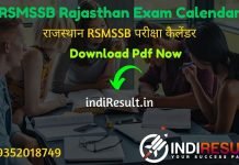 RSMSSB Exam Calendar 2021 Pdf - Get RSMSSB Calendar pdf 2021 & RSMSSB Tentative Exam Dates of Patwari, JEN, Investigator, Pharmacist, Stenographer Exam.