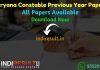 Haryana Police Previous Year Papers - Download Haryana Police Constable SI Previous Question Papers Pdf, HSSC Constable Previous Year Question Papers Answer