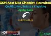 RSGSM ADC Recruitment 2021 - Rajasthan State Ganganager Sugar Mills RSGSM Assistant Distillery Chemist ADC vacancy Notification, Eligibility Criteria,Salary