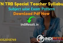TN TRB Special Teacher Syllabus 2022 -Download TRB Special Teacher Syllabus.TN Special Teacher Syllabus for Art, Sewing, Drawing, Physical Education Teacher