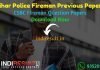Bihar Police Fireman Previous Question Papers - Download Bihar Police Fireman Previous Year Question Papers pdf. Get Bihar Police Fireman Old Question Paper