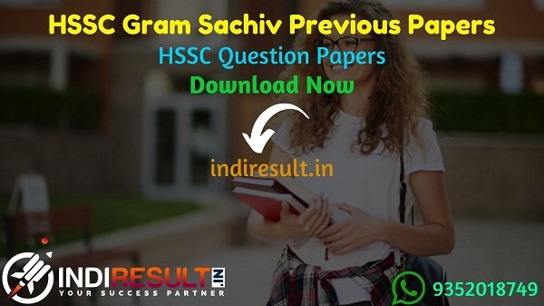 HSSC Gram Sachiv Previous Question Papers - Download HSSC Haryana Gram Sachiv Previous Year Question Papers pdf. HSSC Gram Sachiv Question paper old Papers.