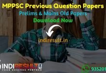 MPPSC Previous Question Papers - Download MPPSC Prelims & Mains Previous Year Question Papers Pdf in Hindi. MPPSC Question Paper with Answer key.MPPSC Paper