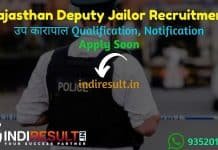 Rajasthan Assistant Jailor Recruitment 2021 - Apply RSMSSB 49 उप कारापाल Vacancy Notification, Eligibility Criteria, Salary, Age Limit, Qualification, Date.
