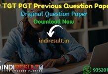 UP TGT PGT Previous Question Papers -Download UP TGT Previous Year Question Papers pdf & UP PGT Question Paper. UPSESSB TGT PGT Teacher Previous Papers.