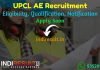 UPCL AE Recruitment 2021 - Apply UPCL 105 AE, AO, LO, PO Vacancy, Notification, Eligibility Criteria, Age Limit, Salary, Educational Qualification.