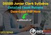 DSSSB Junior Clerk Syllabus 2021 - Download DSSSB Clerk LDC Syllabus pdf in Hindi & English. Download DSSSB Jr Clerk Syllabus Pdf. Get DSSSB Syllabus Pdf.