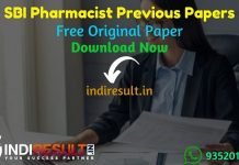 SBI Pharmacist Previous Question Papers - Download SBI Pharmacist Previous Year Paper Pdf, SBI Pharmacist Old Papers, SBI Pharmacist Question Papers.