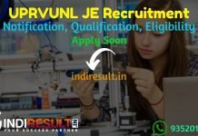 UPRVUNL JE Recruitment 2021 - UPRVUNL released 196 Junior Engineer Vacancy Notification, Eligibility Criteria, Age Limit, Salary, Qualification, Last Date.