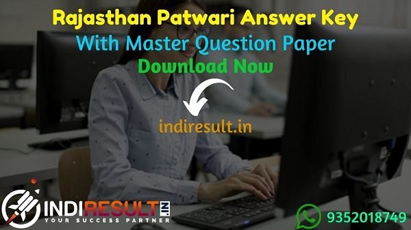 Rajasthan Patwari Answer Key 2021 -Download RSMSSB Patwari Answer Key pdf. RSMSSB released Rajasthan Patwari 23 - 24 October Answer Key Pdf Paper Solution.