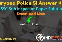 Haryana Police SI Answer Key 2021 - Download HSSC SI Answer Key Pdf. Get Haryana Police Sub Inspector Answer Key 26 September, Haryana SI Answer Key Solved.