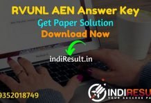 RVUNL AEN Answer Key 2021 - Download Official Answer Key RVUNL AE Exam. Download RVUNL Assistant Engineer Paper Solution Key here & energy.rajasthan.gov.in