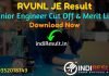 RVUNL JE Result 2022 –Download RVUNL JEN Result, Cut Off, Merit List & RVUNL Junior Engineer Civil, Mechanical, Electrical Result. Result date of RVUNL JE.