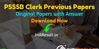 PSSSB Clerk Previous Question Papers -Download Punjab Clerk Previous Year Question Papers pdf & PSSSB IT Clerk & Accounts Clerk Question Paper with Answer.