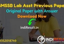RSMSSB Lab Assistant Previous Question Papers –Download Rajasthan Lab Assistant Question Paper Pdf in Hindi, RSMSSB Prayogshala Sahayak Old Papers Pdf Free.
