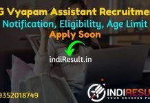 CG Vyapam Assistant Recruitment 2022 -Apply CG Vyapam Assistant Grade 3 & DEO Vacancy Notification, Eligibility, Age Limit, Salary, Qualification, Last Date