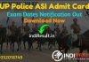 UP Police ASI Admit Card 2021 –Download UP Police ASI Clerk Accountant Admit Card. Get UPPRPB ASI Hall Ticket here & uppbpb.gov.in. UP Police ASI Exam Date.