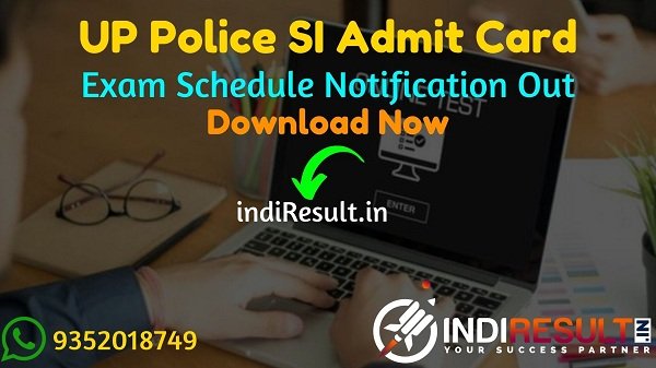 UP Police SI Admit Card 2021 –Download UP SI Admit Card. Uttar Pradesh Police Promotion Recruitment Board published UPPRPB Police Sub Inspector Admit Card.