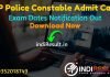 MP Police Constable Admit Card 2022 –Download MPPEB Constable Admit Card. Madhya Pradesh Professional Examination Board published MP Police Hall Ticket.