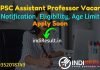UKPSC Assistant Professor Recruitment 2022 -Apply Online UKPSC 455 Assistant Professor Vacancy Notification, Eligibility, Salary, Last Date, Age Limit.