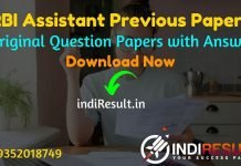 RBI Assistant Previous Question Papers –Download RBI Assistant Question Paper Pdf, Get RBI Assistant Old Papers, Assistant Previous Papers RBI @ rbi.org.in.