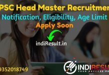 BPSC Head Master Recruitment 2022 –Apply BPSC Bihar 40506 Head Master Vacancy Notification, Eligibility Criteria, Age Limit, Salary, Last Date.
