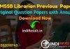 RSMSSB Librarian Previous Question Papers -Download RSMSSB Librarian Previous Year Question Papers & RSMSSB Librarian Grade III Old Papers with Answer key.
