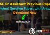 PPSC Senior Assistant Previous Question Papers -Download PPSC Senior Assistant Previous Year Papers pdf. PPSC Senior Assistant Old Question Papers Answer.