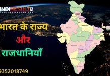 भारत के राज्य और राजधानियाँ -वर्तमान में भारत में 28 राज्य और 8 केंद्र शासित प्रदेश हैं। सभी 28 भारतीय राज्य, 8 केंद्र शासित प्रदेश और उनकी राजधानियों की सूची