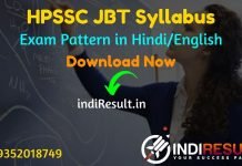 HPSSC JBT Syllabus 2022 -Download HPSSSB Junior Basic Teacher (JBT) Syllabus pdf in Hindi. Himachal Pradesh JBT Syllabus in Hindi Pdf & Exam Pattern.